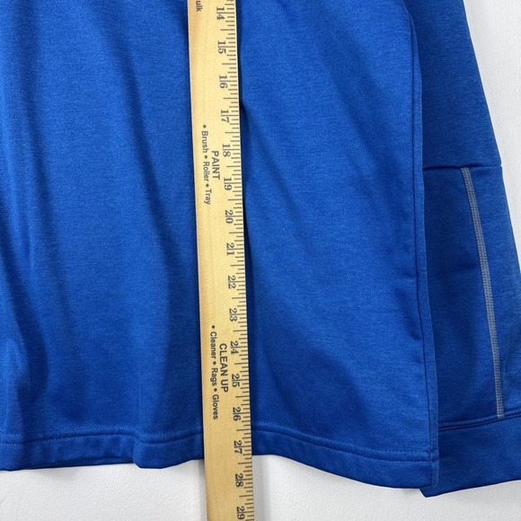 Callaway Pullover Mens Large Blue Quarter Zip Jacket Dri Fit Cloth Lined Golf - Picture 7 of 10